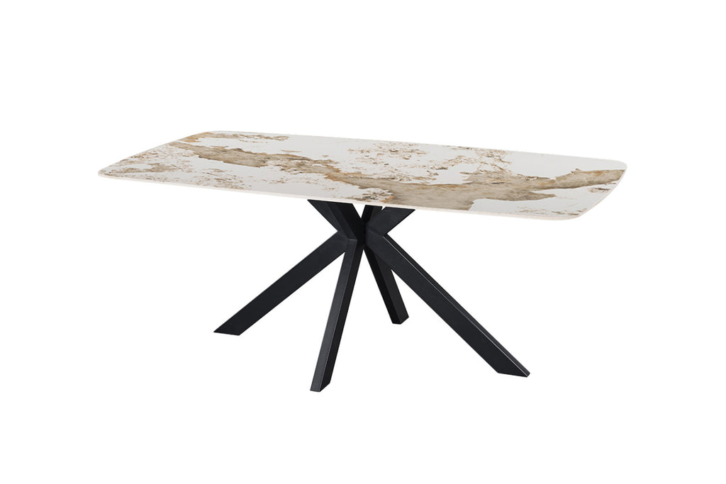 Table Apollo – Pandora brillant – Ovale 180 × 90 cm
