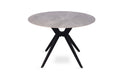 Table Apollo – Gris italien brillant – Ronde Ø 110 cm