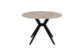 Table Apollo – Shakespeare beige brillant – Ronde Ø 110 cm