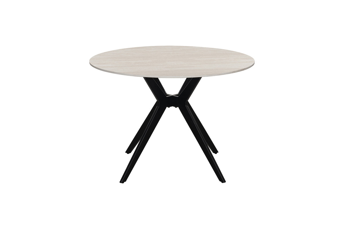 Table Apollo – ronde pierre baroque gris – 110 cm