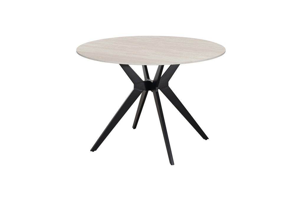 Table Apollo – Baroque gris – Ronde Ø 110 cm