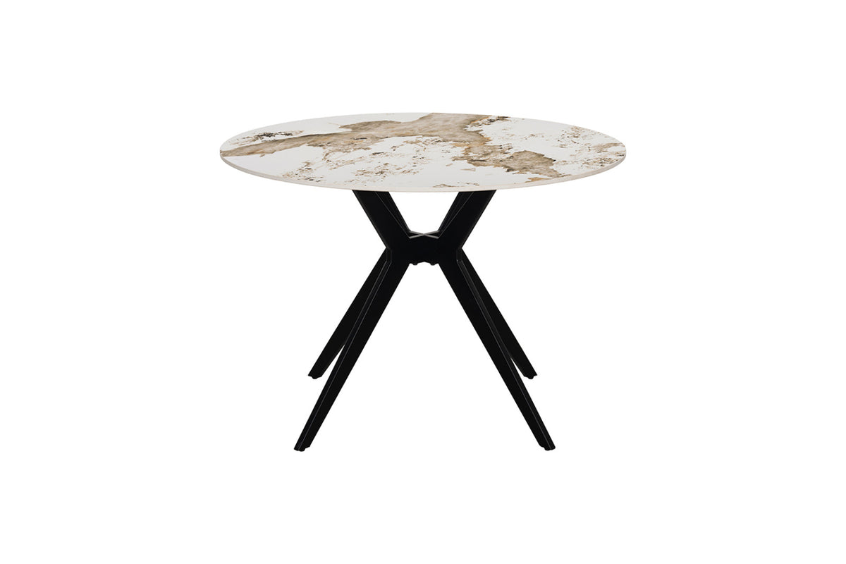 Table Apollo – ronde pierre brillante pandora – 110 cm