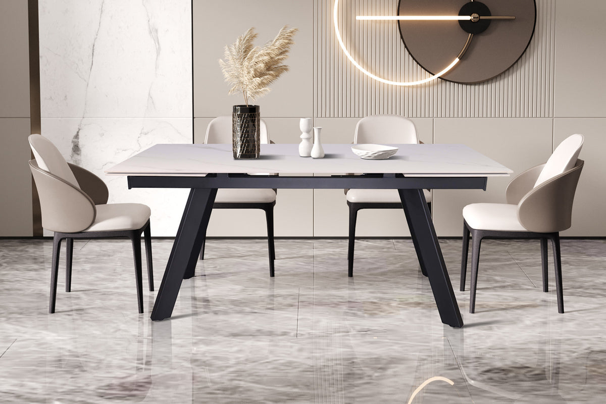 Table extensible Hera – Blanc
