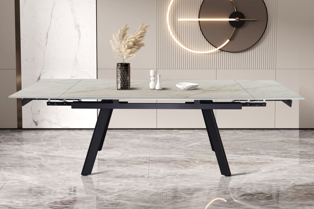 Table extensible Hera – Shakespeare beige brillant
