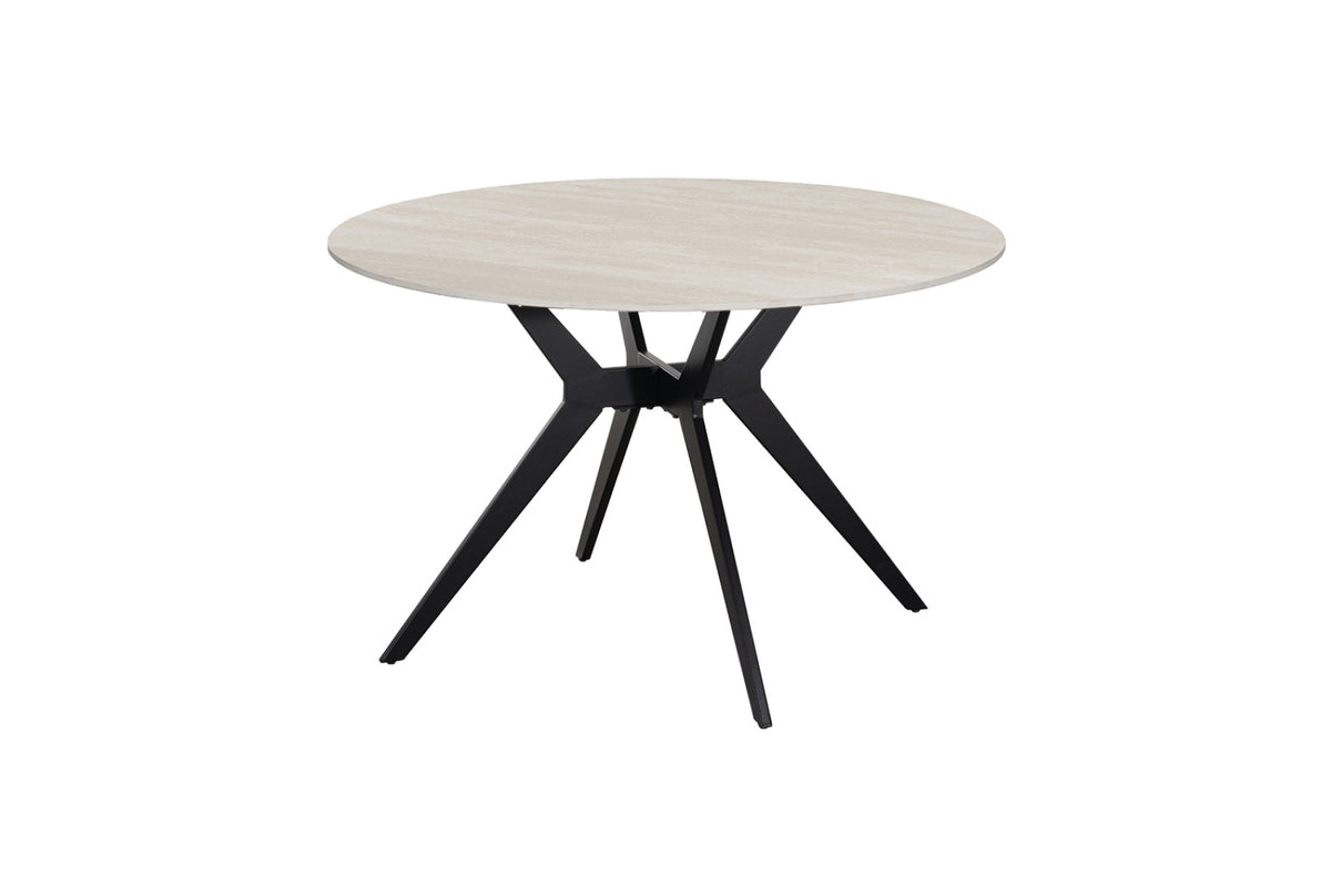 Table Apollo – Baroque gris – Ronde Ø 120 cm
