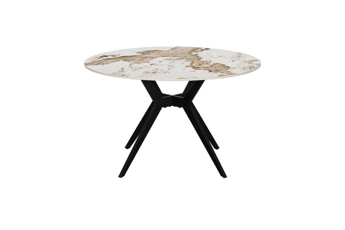 Table Apollo – ronde pierre brillante pandora – 120 cm