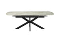Table extensible Hestia – ovale danoise brillant beige – 180/220 cm