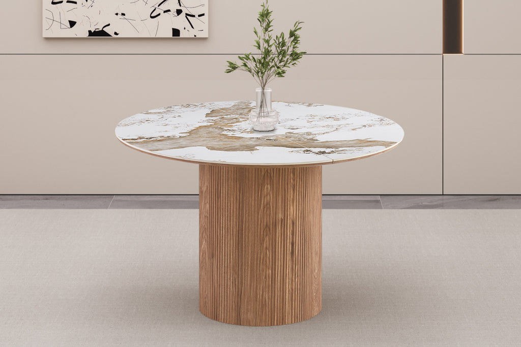 Table extens. Evora – 120, pierre brillante pandora – 160/200 cm