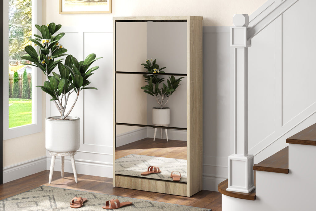 Meuble à chaussures Mex – 3 tiroirs – 60,5 × 123 cm – vue 2