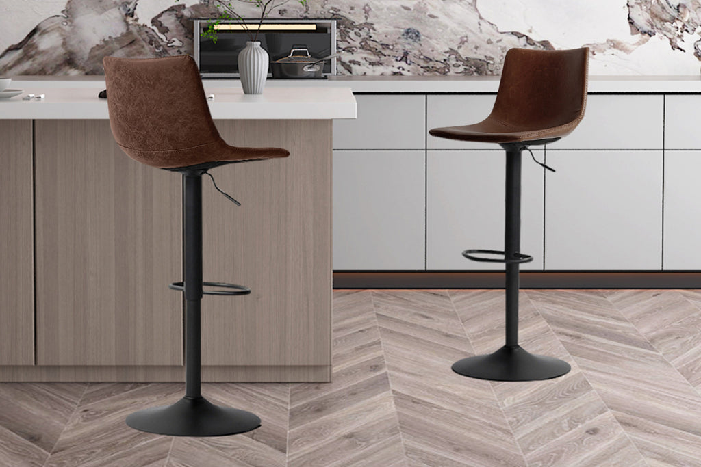 Tabouret de bar Trevi – Brun – vue 2