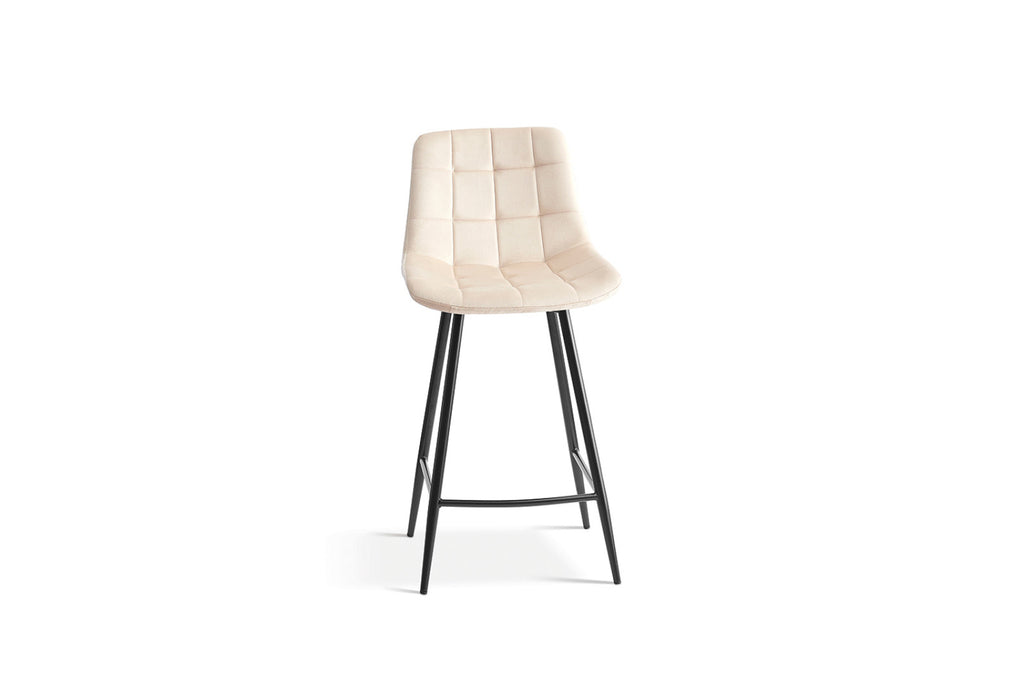 Chaise de comptoir Juta – Beige – vue 4