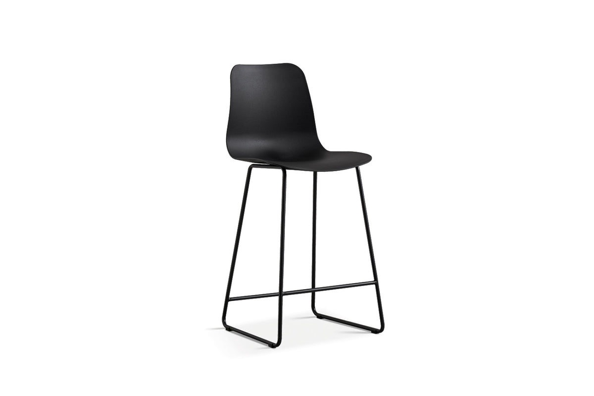 Lot de 2 chaises de comptoir Marie – Noir