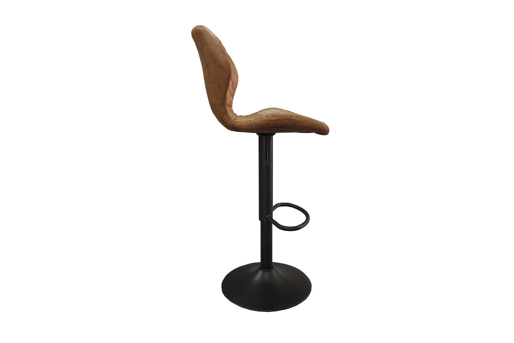 Lot de 2 tabourets de bar Malaga – Cognac