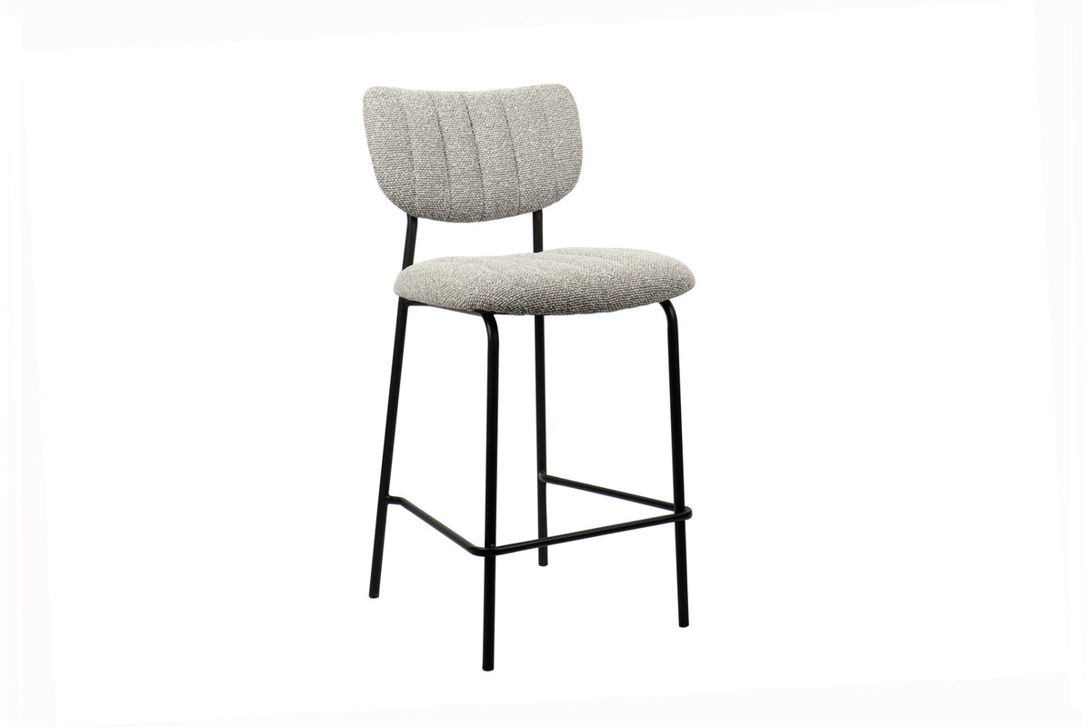 Lot de 2 chaises de comptoir Antura – Gris clair