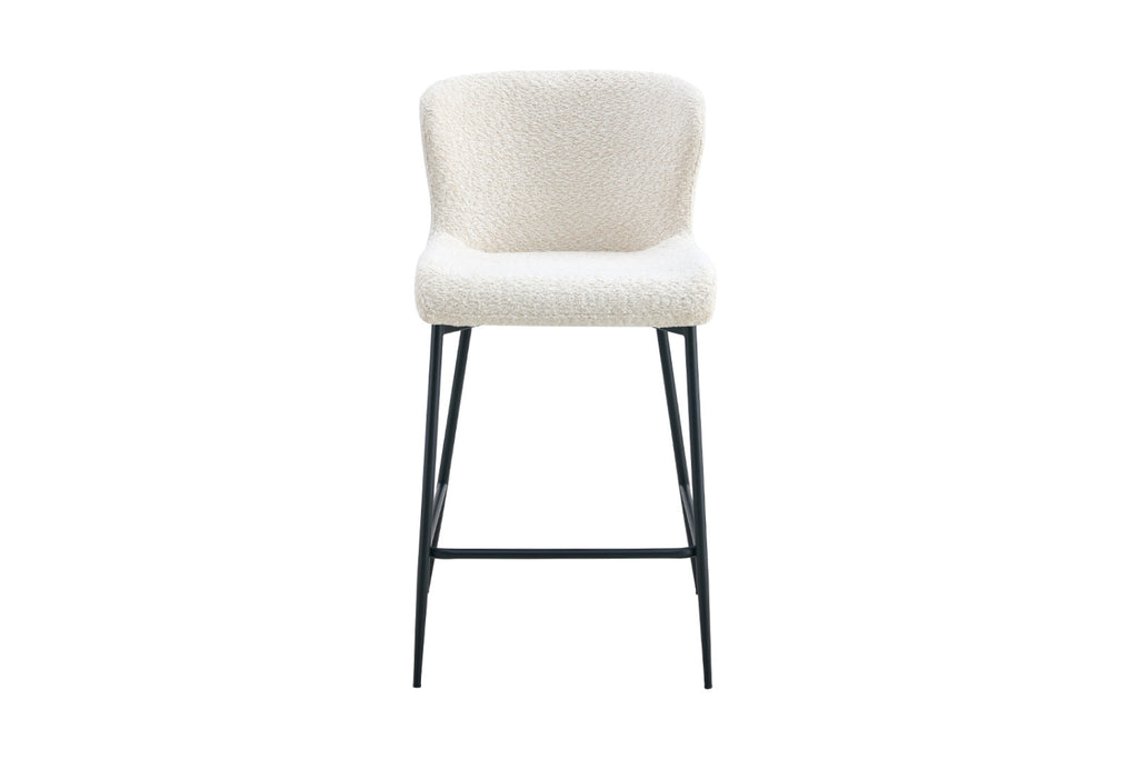 Lot de 2 chaises de comptoir Lisa – Écru