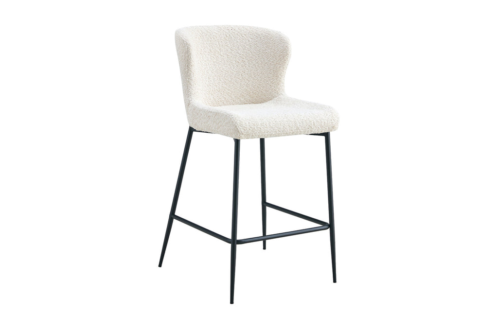 Lot de 2 chaises de comptoir Lisa – Écru