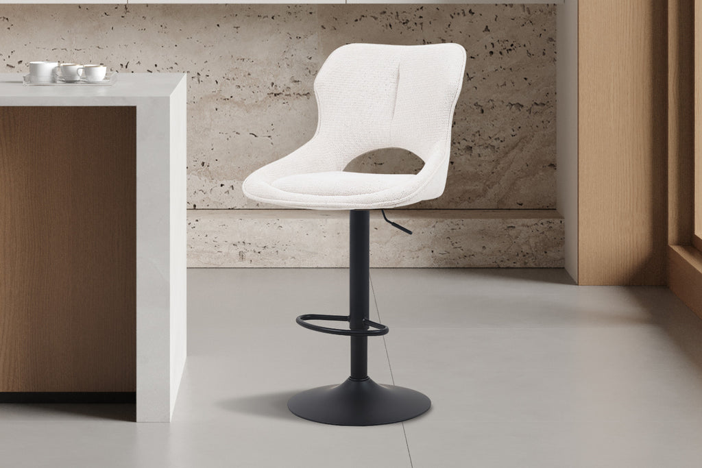Lot de 2 chaises de bar Mori – Beige