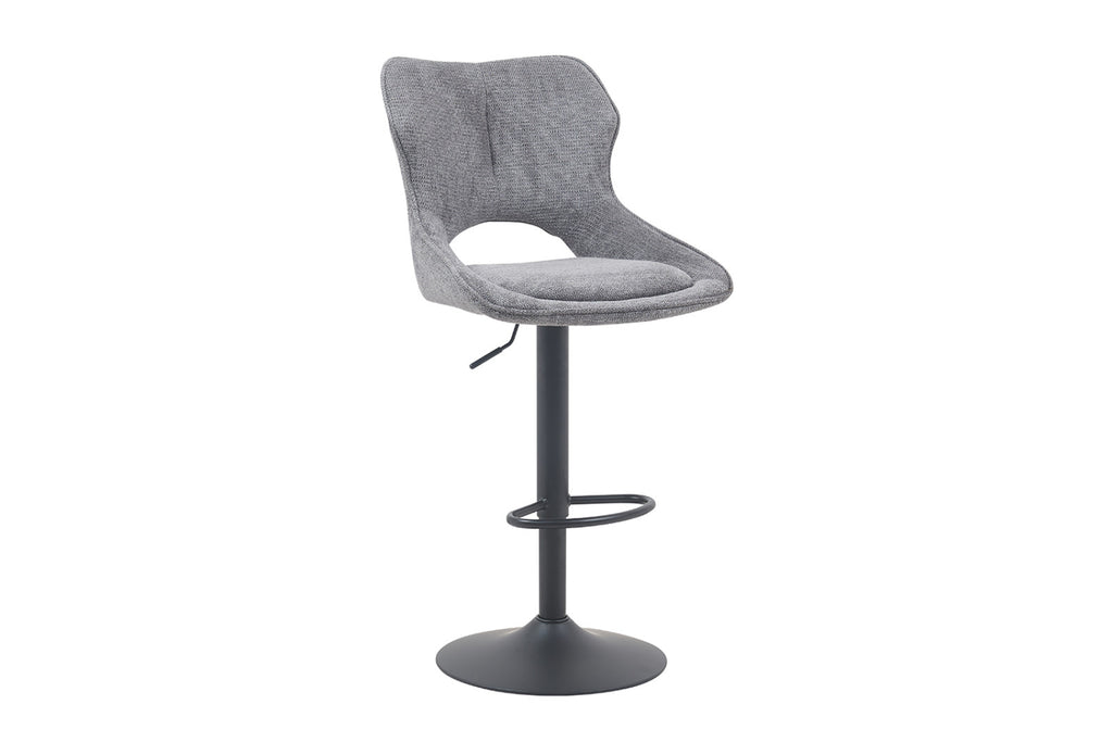 Lot de 2 chaises de bar Mori – Gris foncé