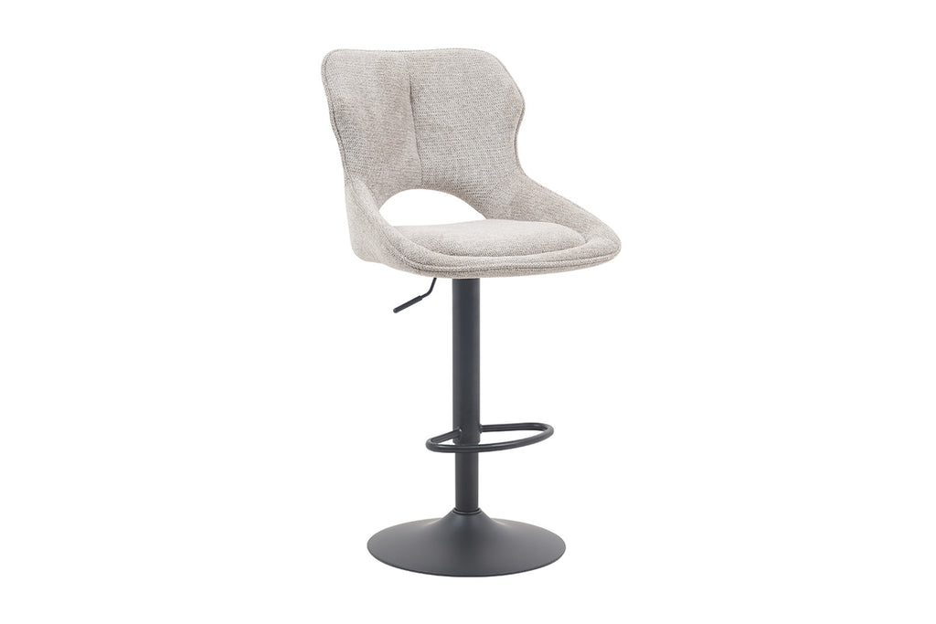 Lot de 2 chaises de bar Mori – Gris clair