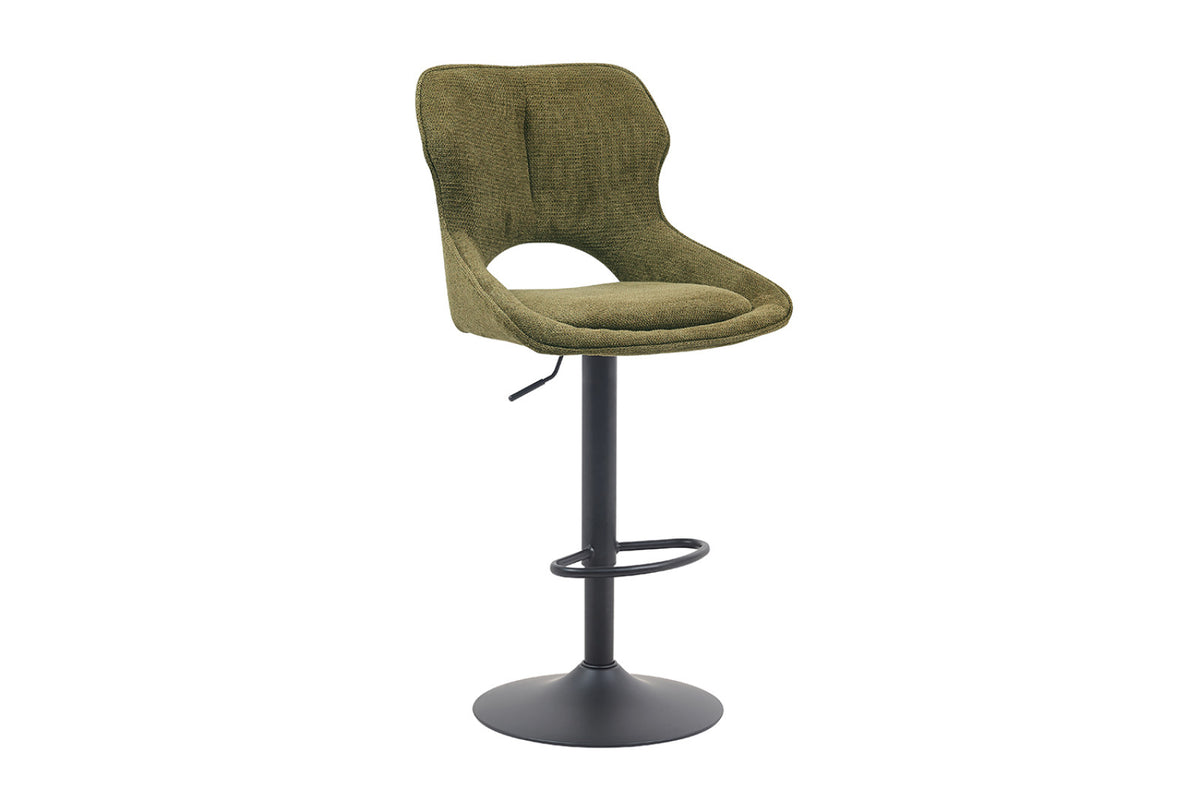 Lot de 2 chaises de bar Mori – Vert