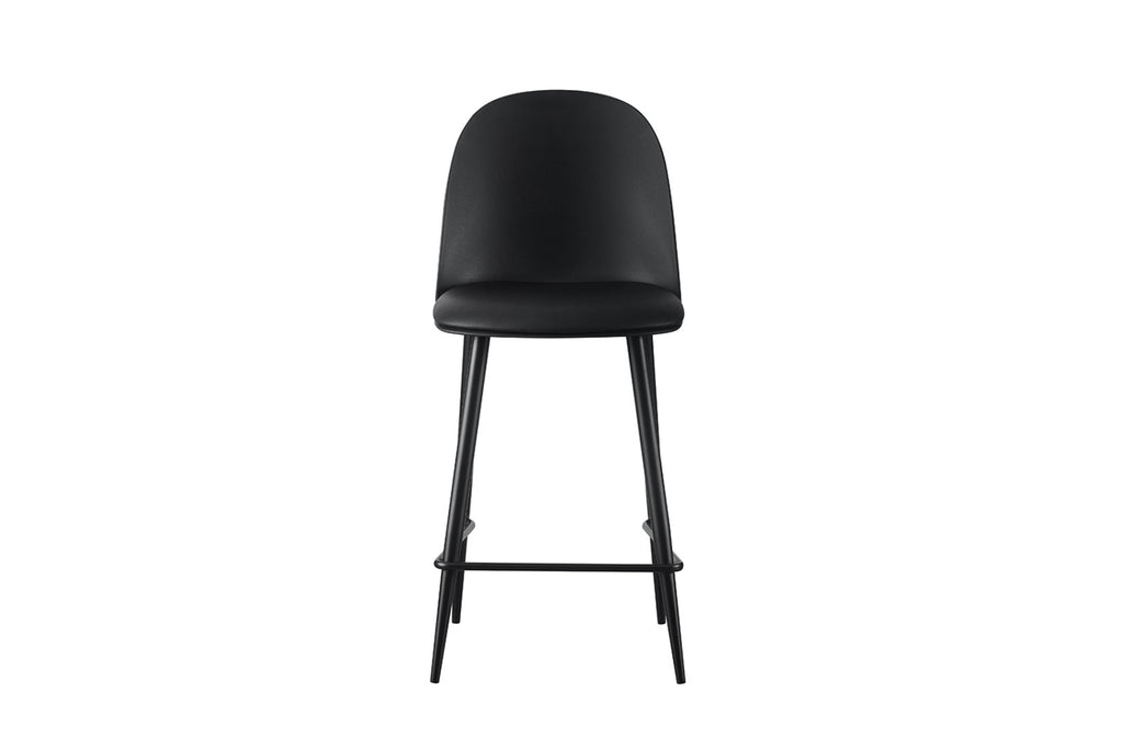 Lot de 2 chaises de comptoir Jasmin – Noir