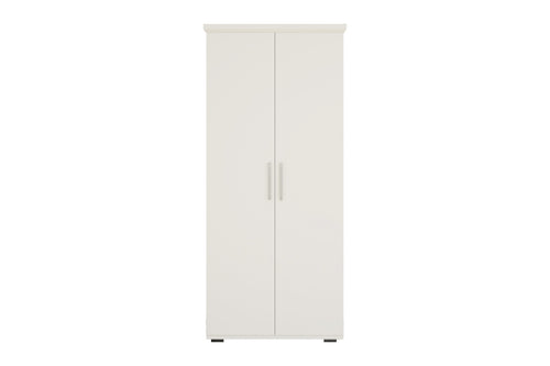 Armoire Mike – Blanc – 2 portes – 80 × 183 cm