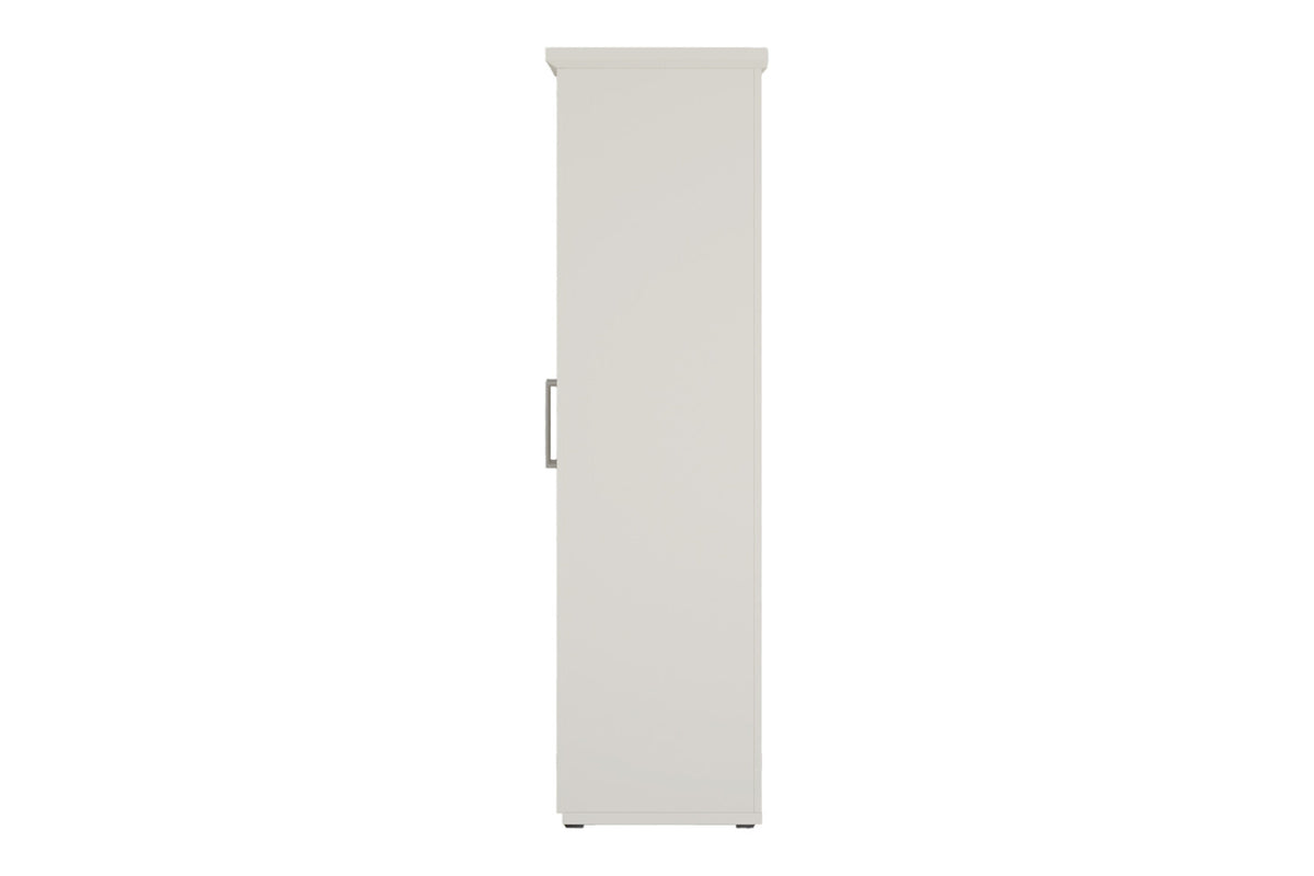 Armoire Mike – Blanc – 3 portes – 120 × 183 cm