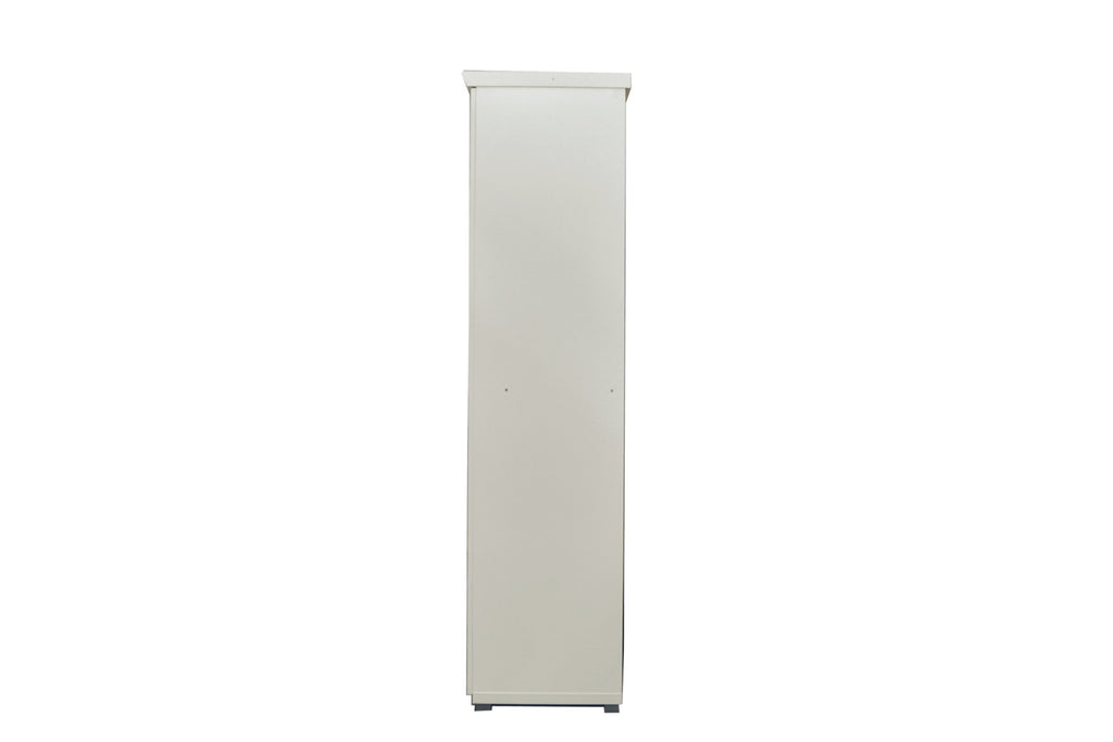 Armoire Mike – Blanc – 4 portes – 160 × 183 cm