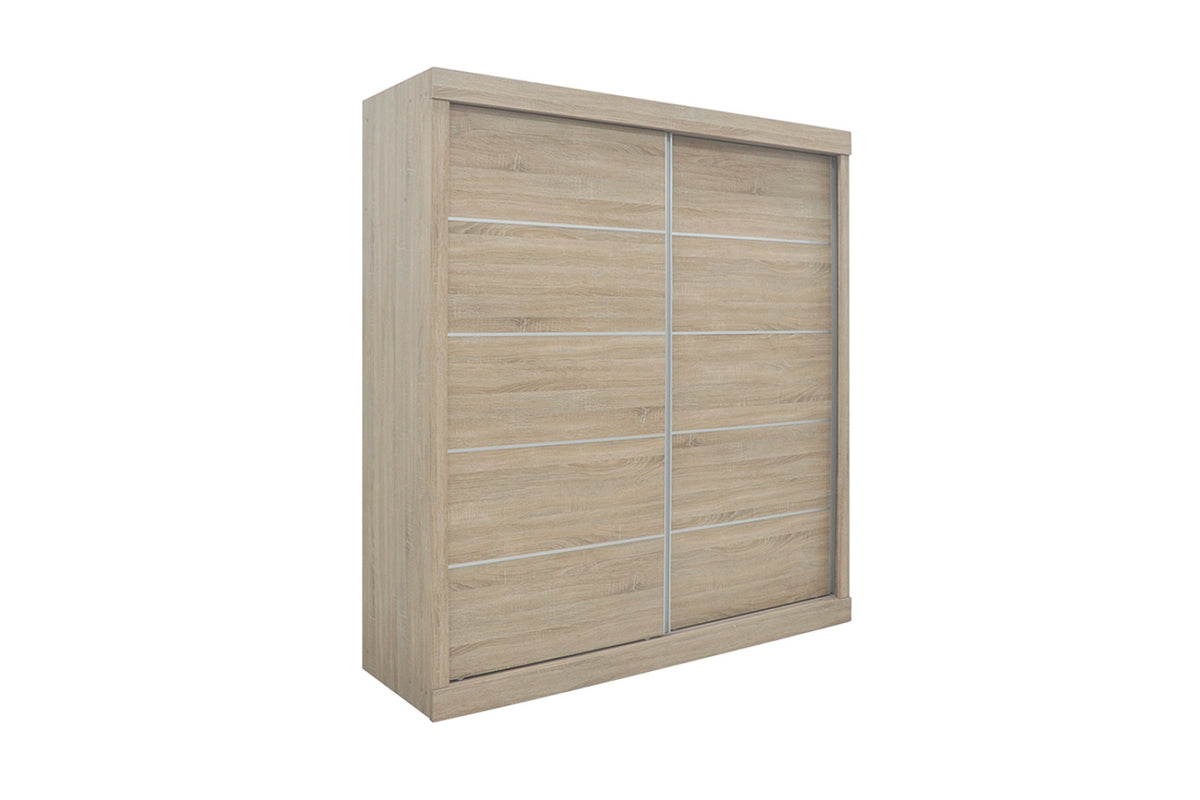Armoire Mike – 2 portes coulissantes sonoma