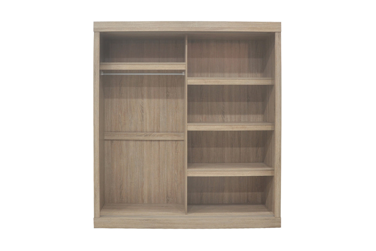 Armoire Mike – 2 portes coulissantes sonoma