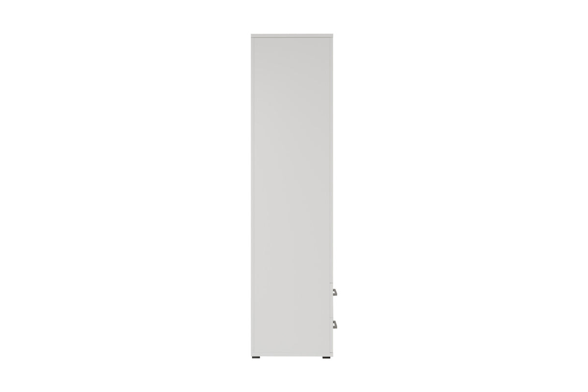 Armoire Marc – Blanc – 2 portes – 80 × 185 cm