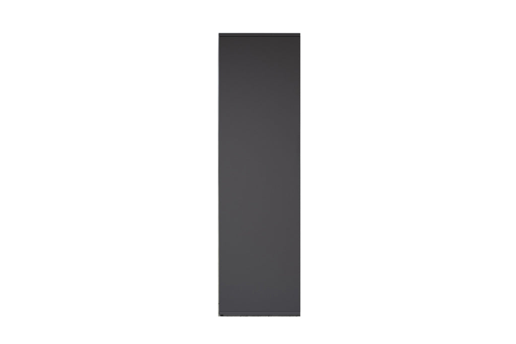 Armoire Marc – Gris foncé – 3 portes – 120 × 185 cm