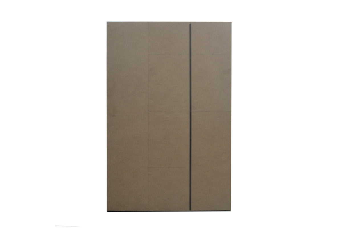 Armoire Marc – Gris foncé – 3 portes – 120 × 185 cm