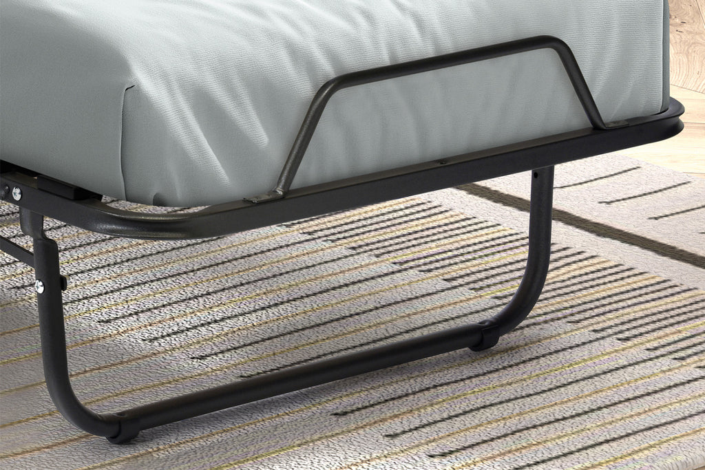 Lit pliable Bruxelles – métal noir – 90x200 cm
