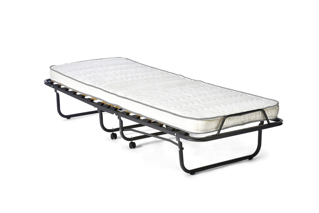 Lit pliable Bruxelles – métal noir – 90x200 cm