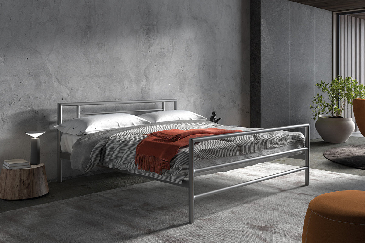 Lit Sandro – avec sommier gris – 160x200 cm