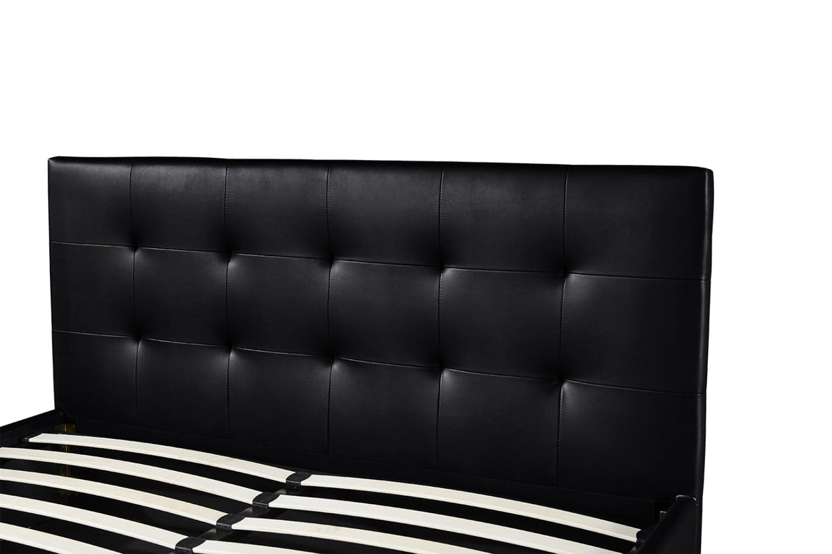 Lit coffre Porto – avec sommier noir – 160x200 cm