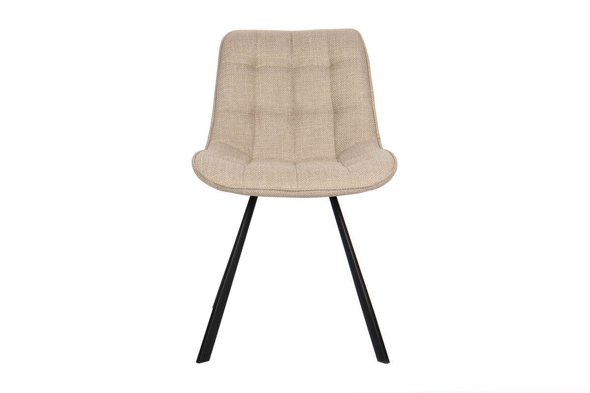 Chaise Ariba – Beige / gris clair – vue principale