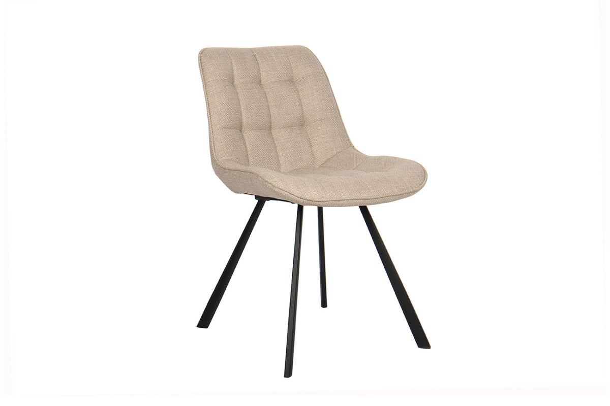 Chaise Ariba – Beige / gris clair – vue 4
