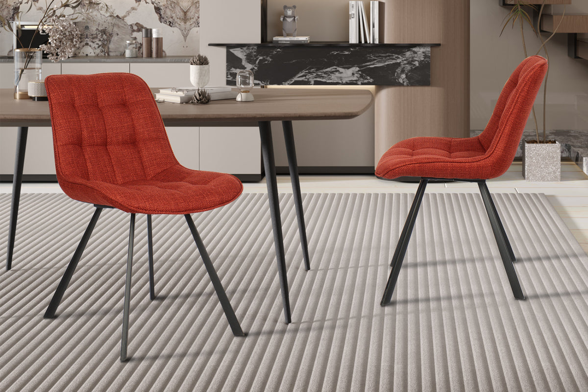 Chaise Ariba – Rouge – vue 2
