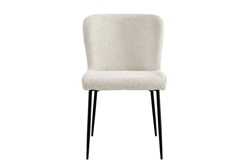 Chaise Lisa – Bouclé écru – vue principale