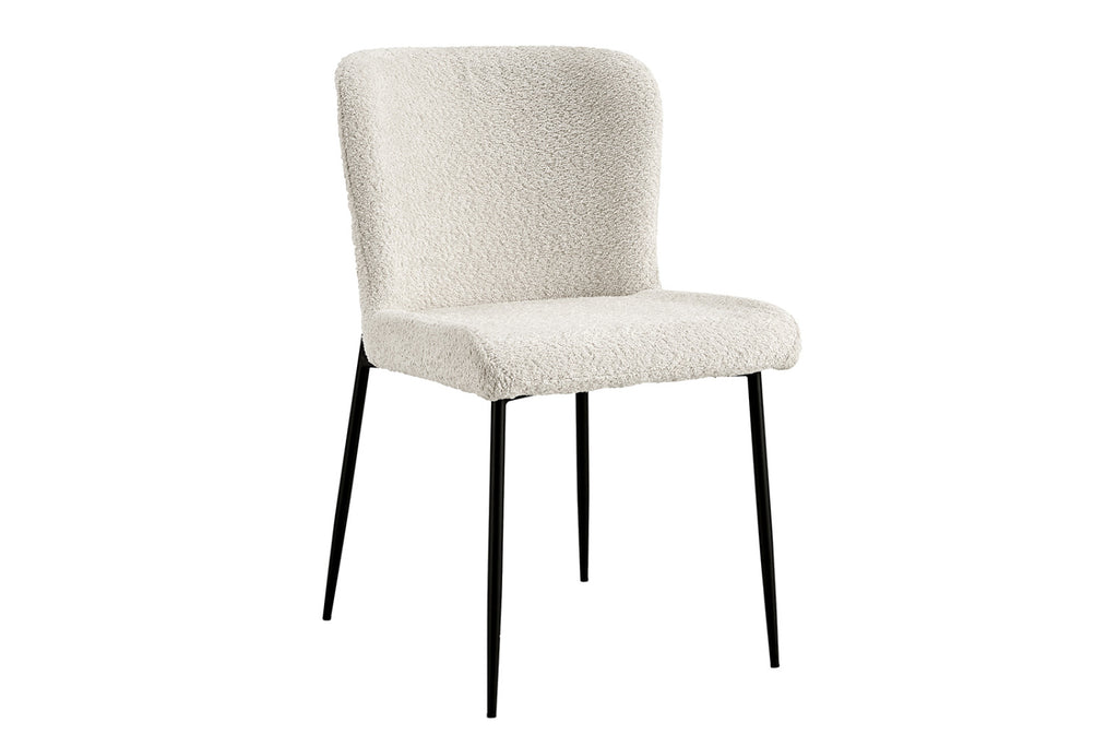 Chaise Lisa – Bouclé écru – vue 4