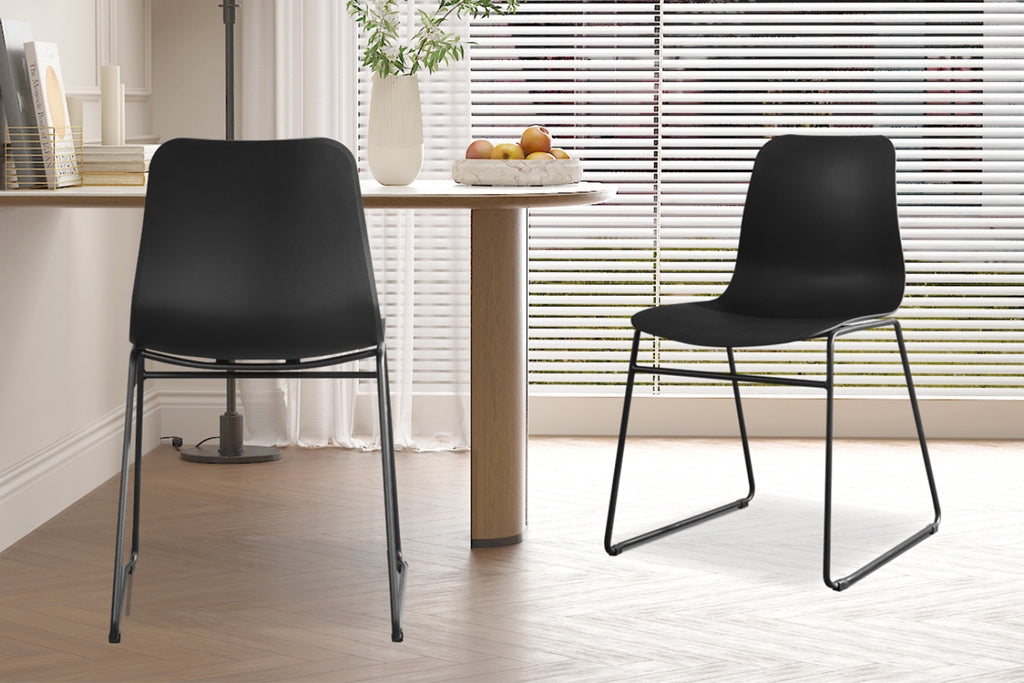 Chaise Marie – Noir – vue 2