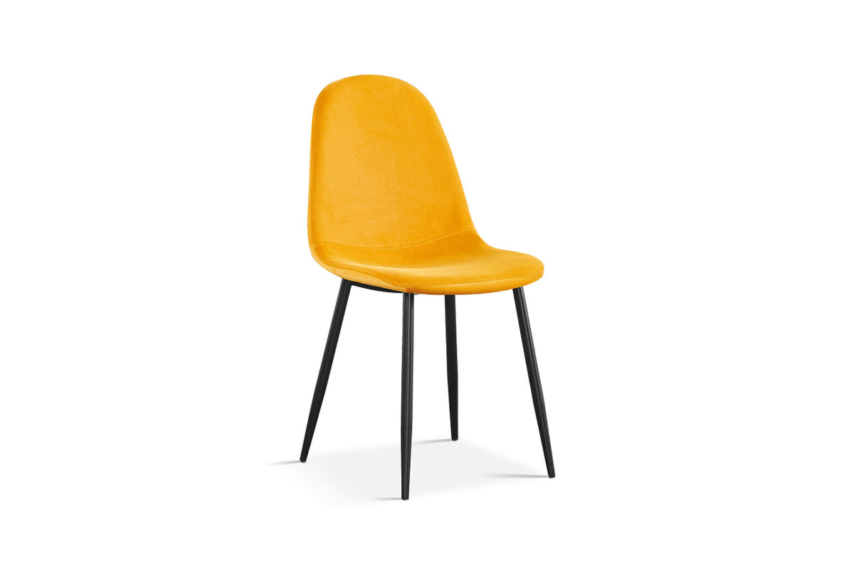 Lot de 4 chaises Boy – Jaune