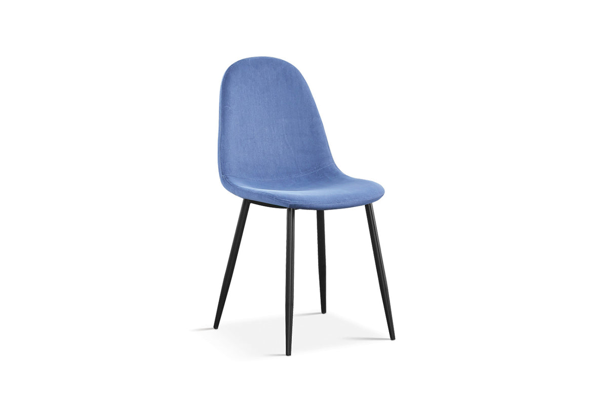 Lot de 4 chaises Boy – Bleu clair