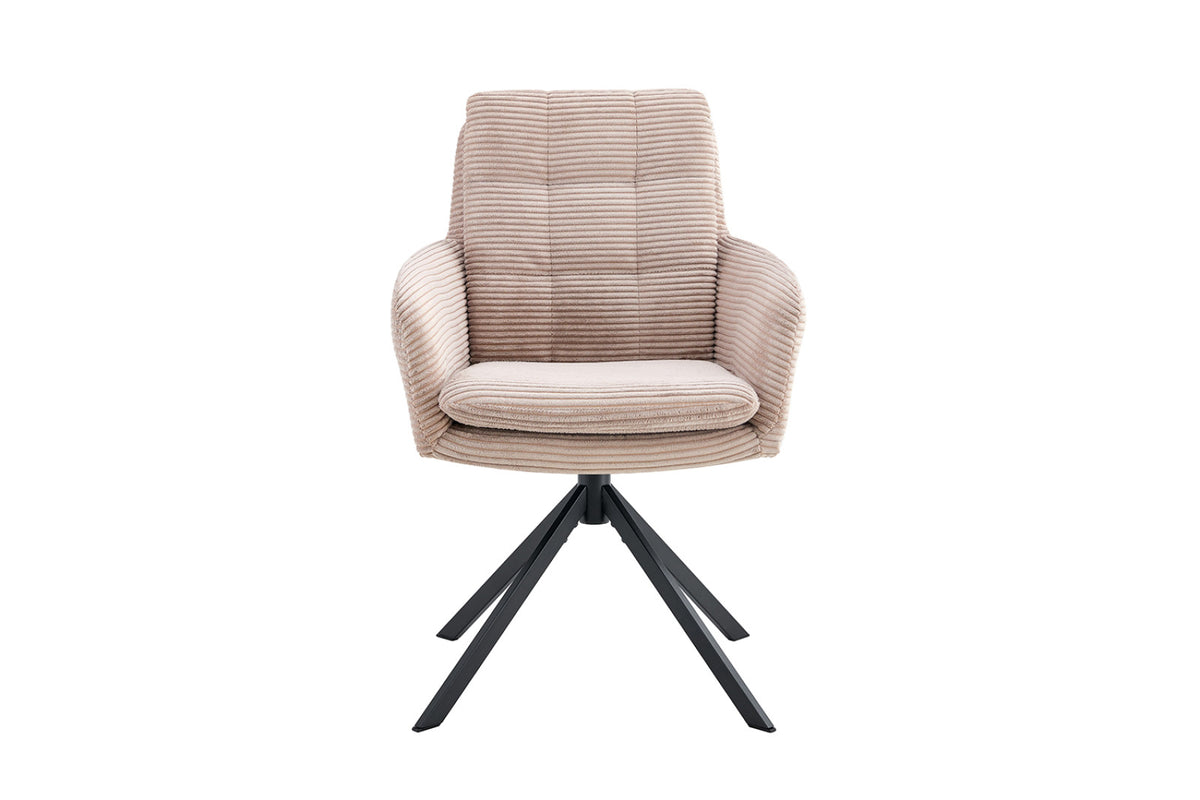 Lot de 2 chaises pivotantes Luna – Sable