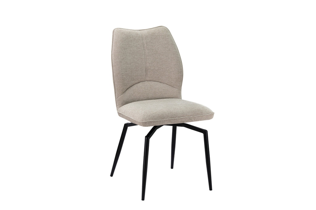 Chaise pivotante Lara – Écru – vue 5