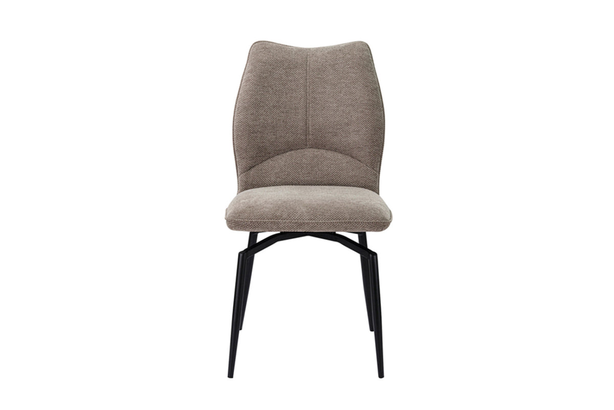 Lot de 2 chaises pivotantes Lara – Sable