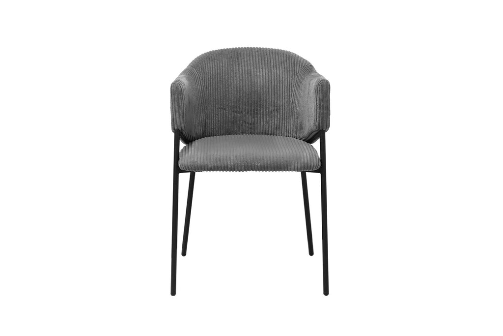 Chaise Hugo – Gris foncé – vue principale