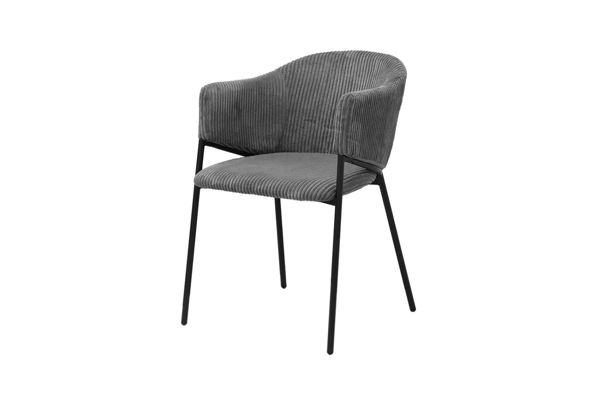Chaise Hugo – Gris foncé – vue 5